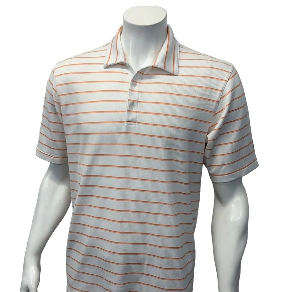 Nike Golf Polo Tour Performance Orange/White Shirt